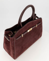 Braga Suede Tas - Bordeaux