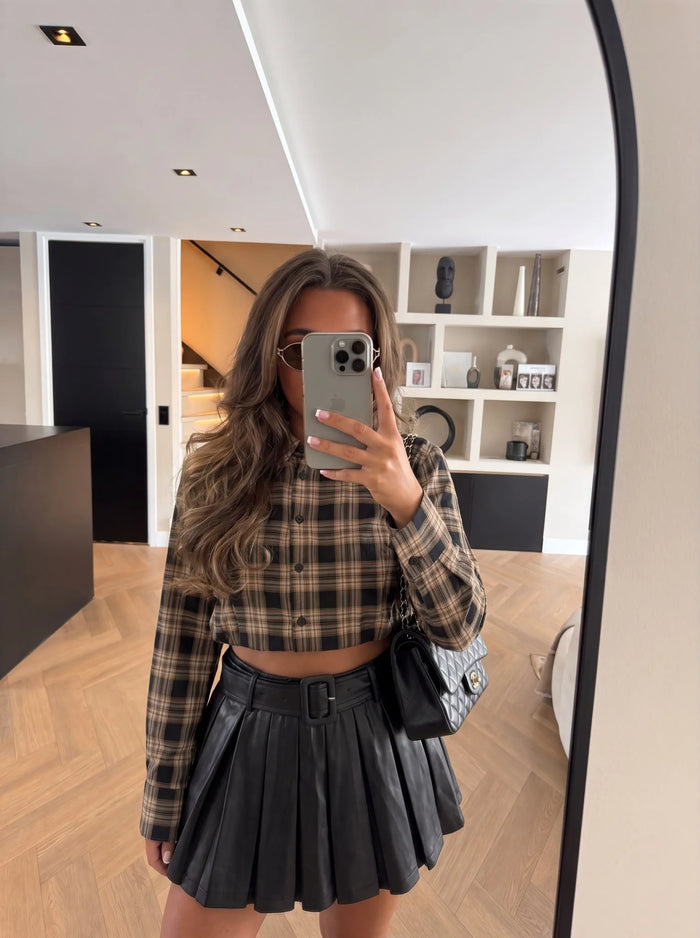 Emily blouse - Bruin