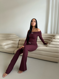 Novi Bodysuit - Deep Cherry