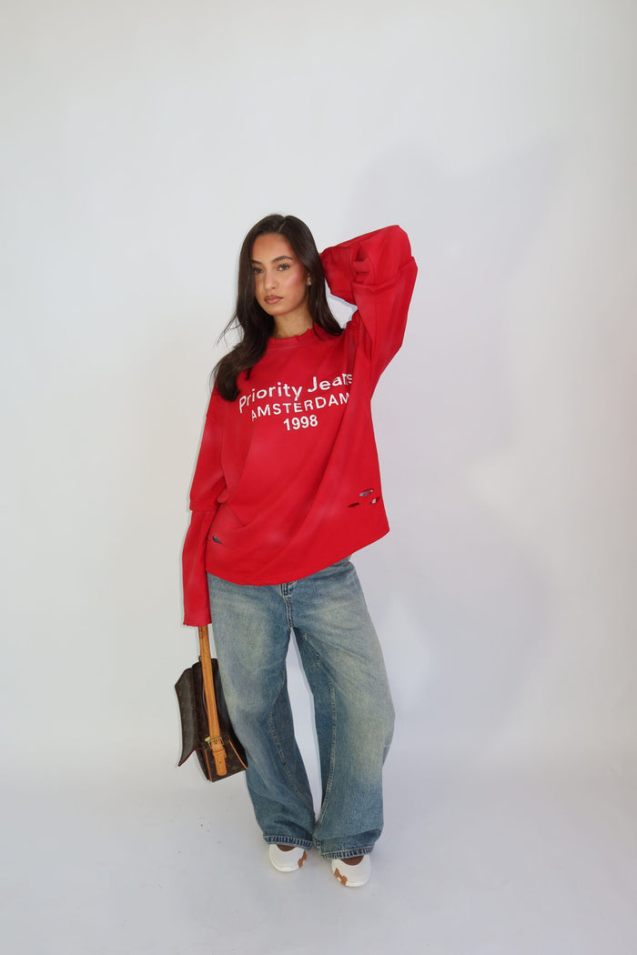 Priority LongSleeve - Rood
