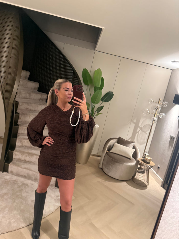 Jaimy Dress - Brown