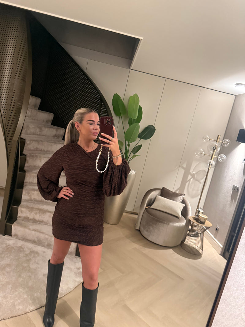 Jaimy Dress - Brown