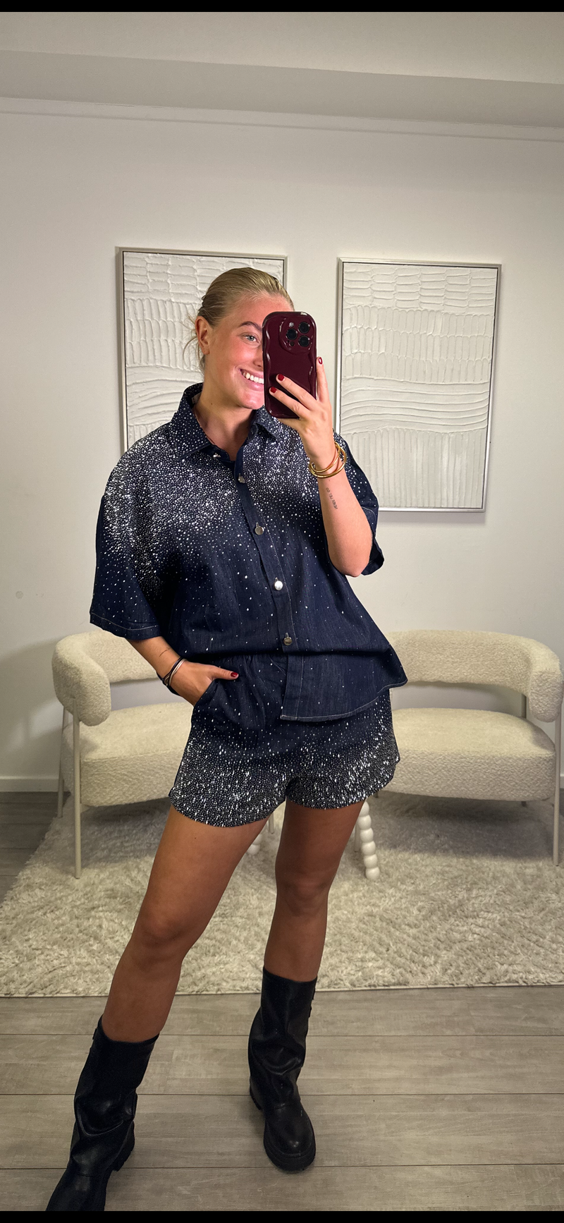 Haily Set - Denim Blue