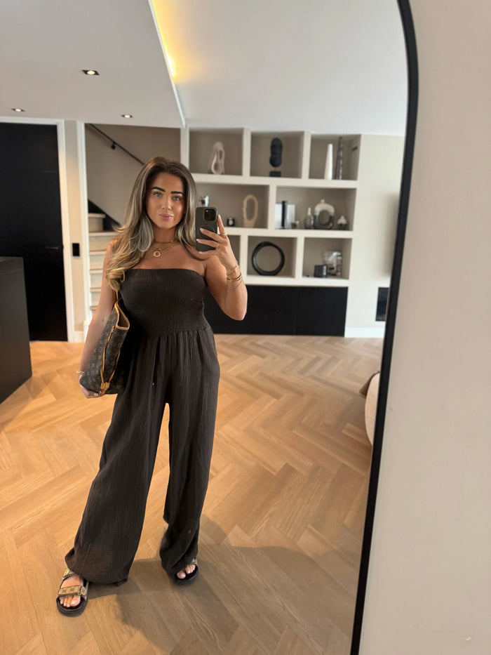 Nieke Jumpsuit - Chocolate