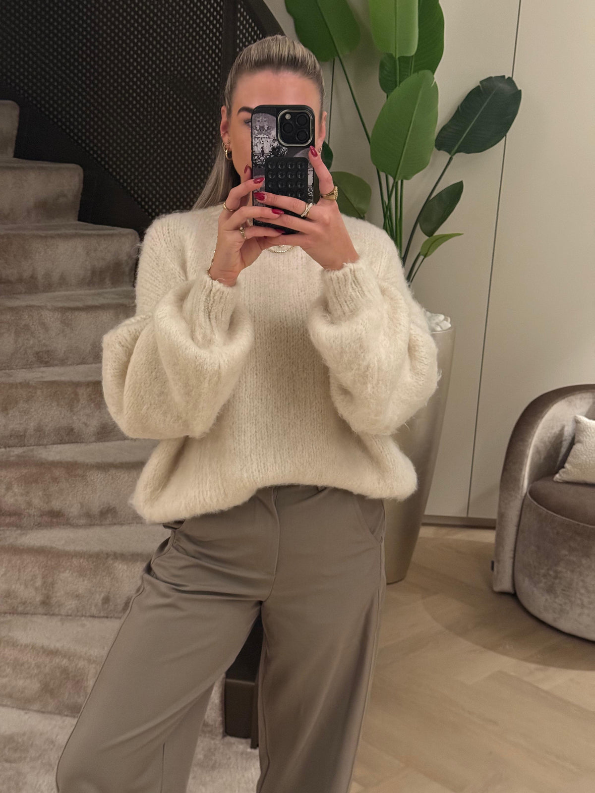Lotte Pantalon - Taupe