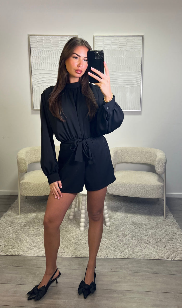 Jamie Playsuit - Black
