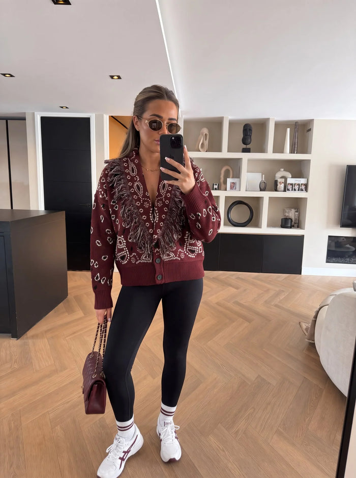 Gigi Vest - Bordeaux