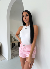 MOLLY SHORTS - POWDER PINK