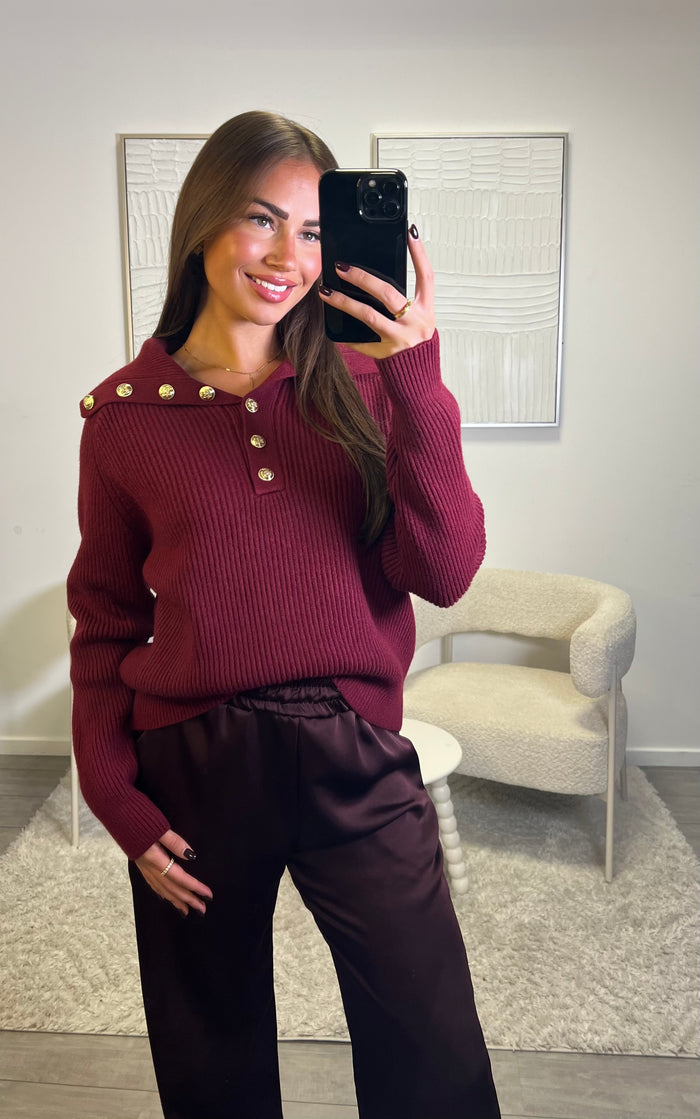 Sanne Sweater - Bordeaux