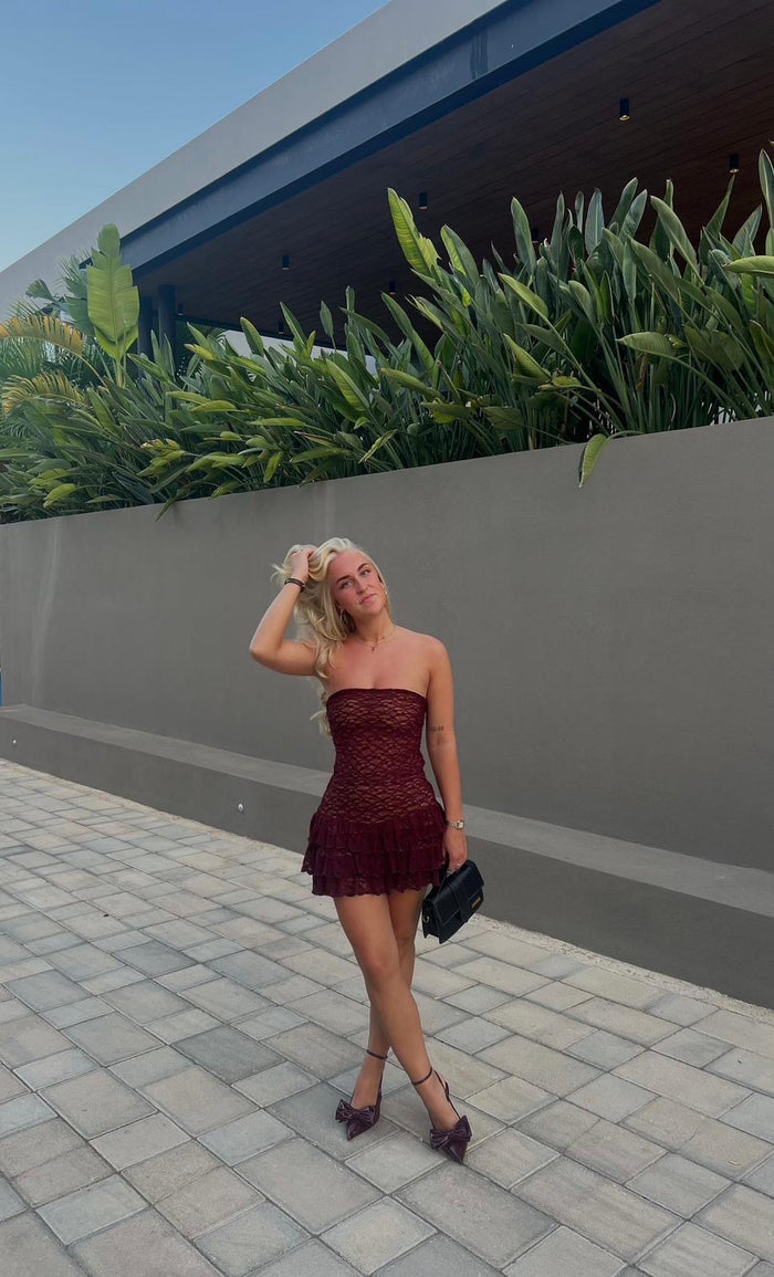 Jaimie Dress - Bordeaux