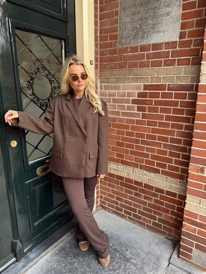 Amber Blazer - Choco