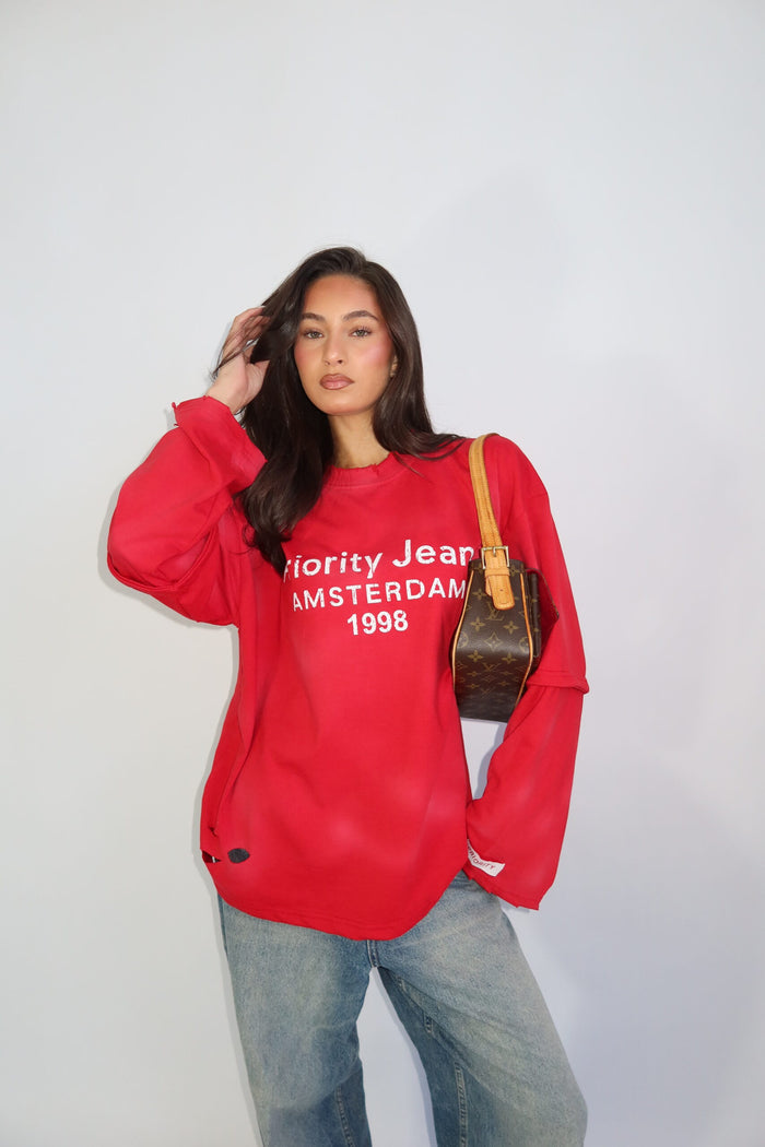 Priority LongSleeve - Rood