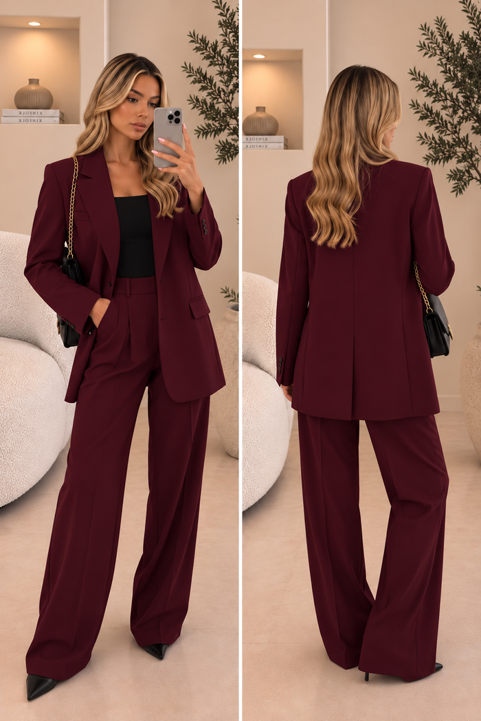Kiki Blazer - Bordeaux
