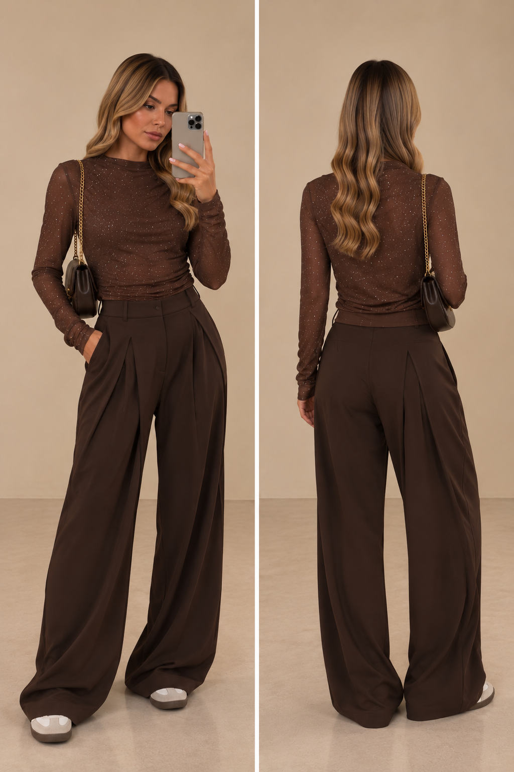 Mia Top - Bruin