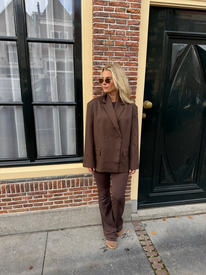 Amber Blazer - Choco