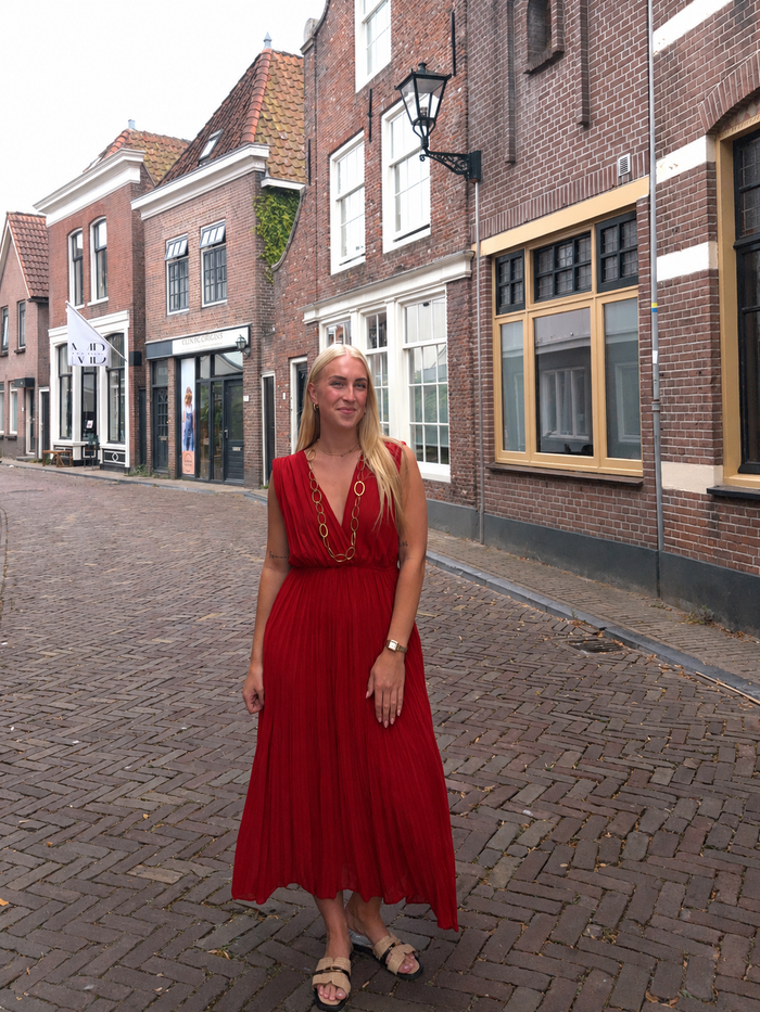 Boukje Jurk - Rood