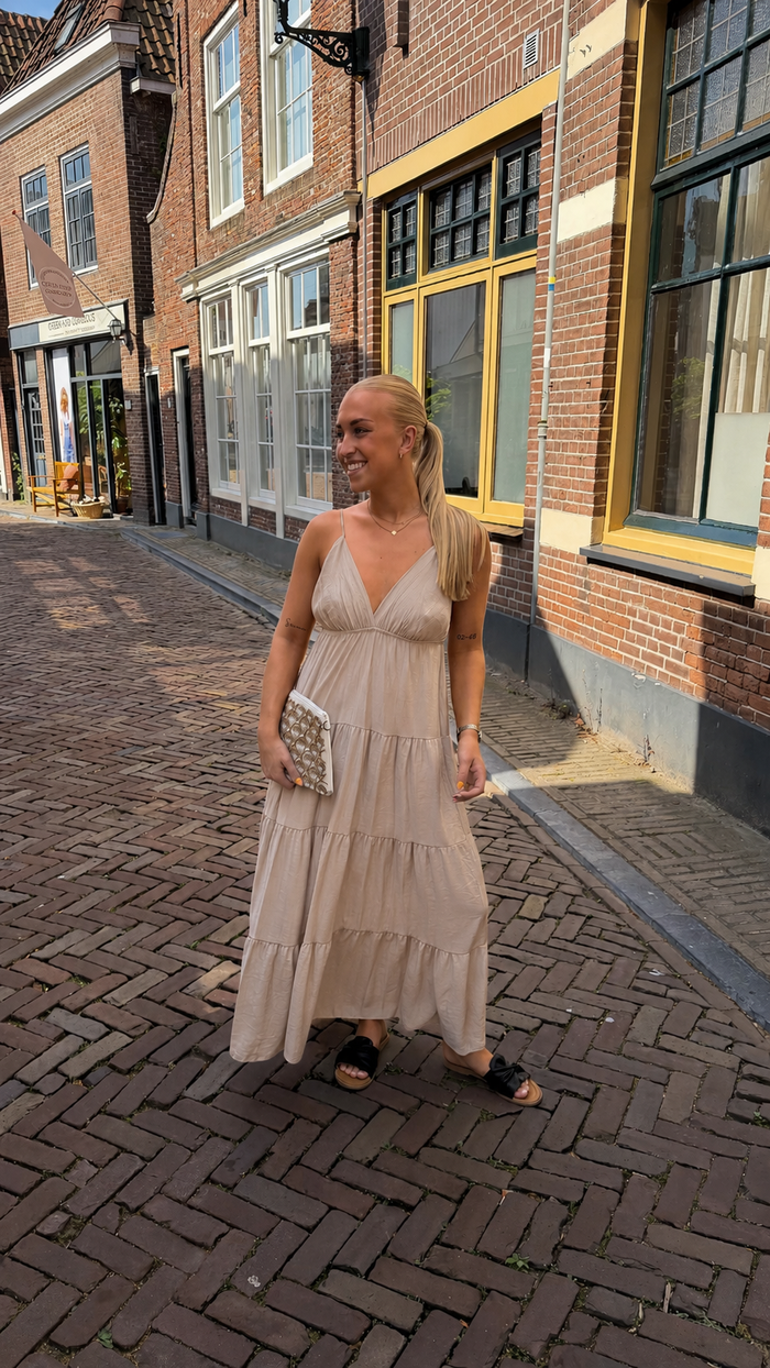 Senna Jurk - Beige