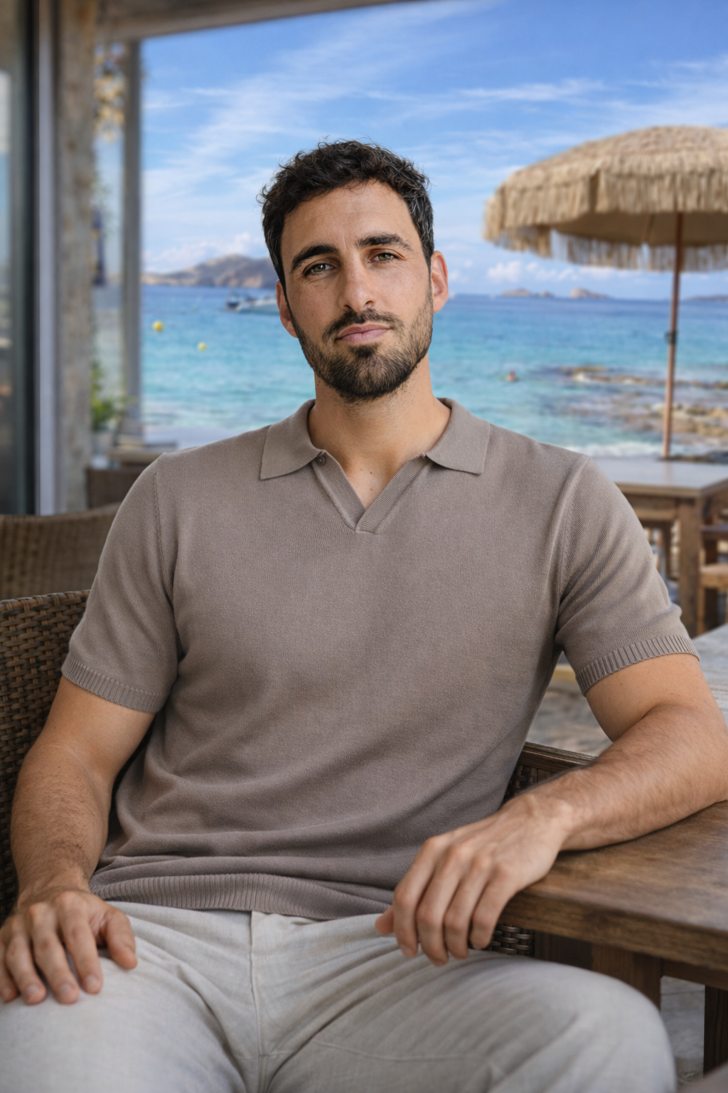 DID Man Polo - Taupe
