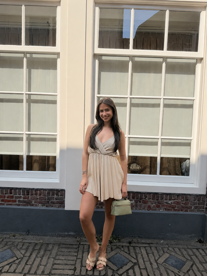 Charlie Playsuit - Beige