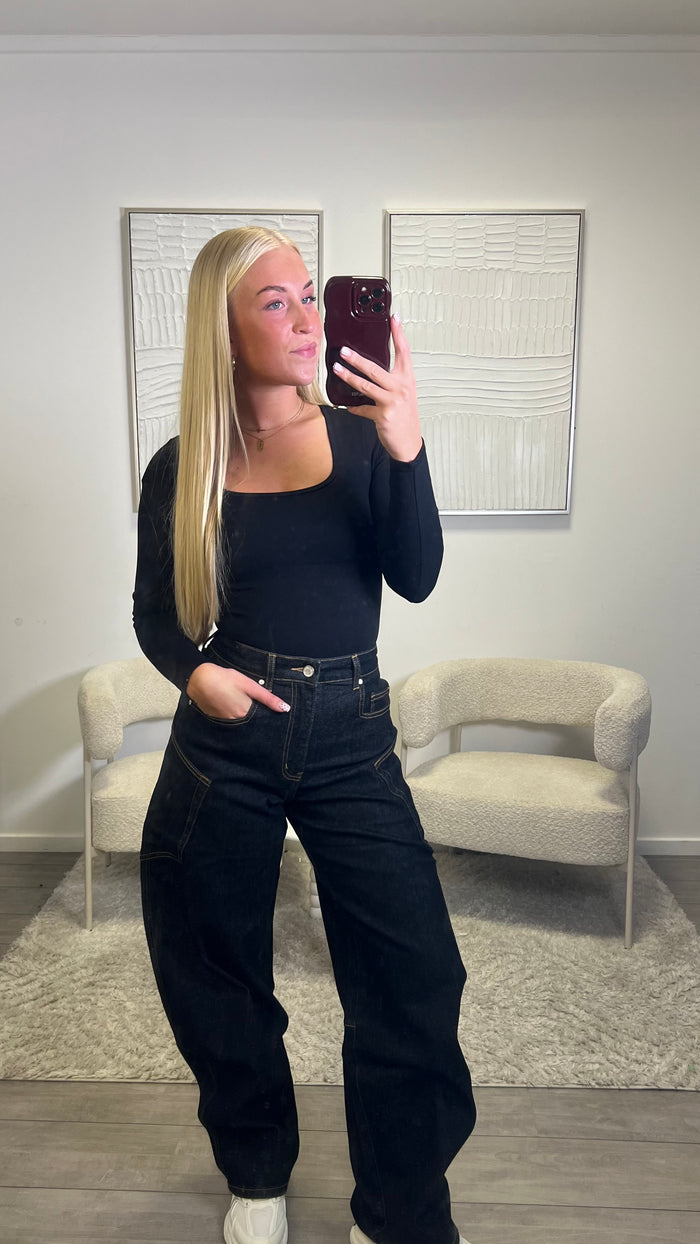 Balloon Jeans - Dark Blue