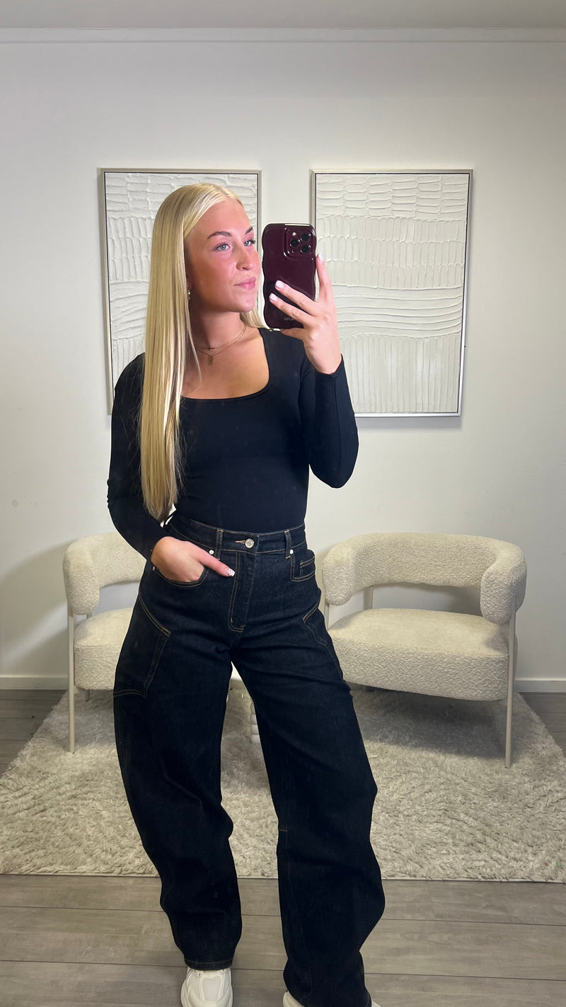 Balloon Jeans - Dark Blue