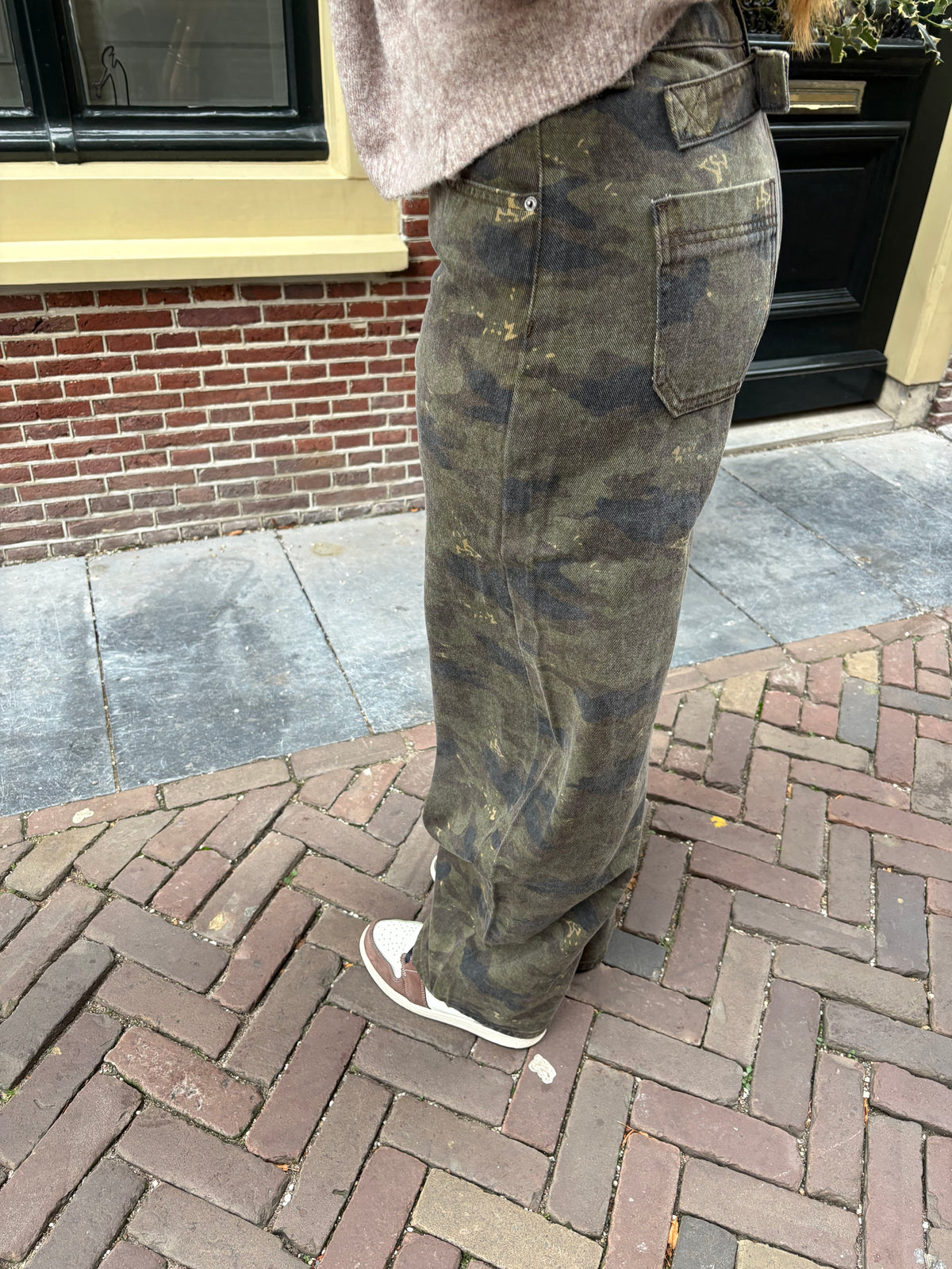 abby jeans - army