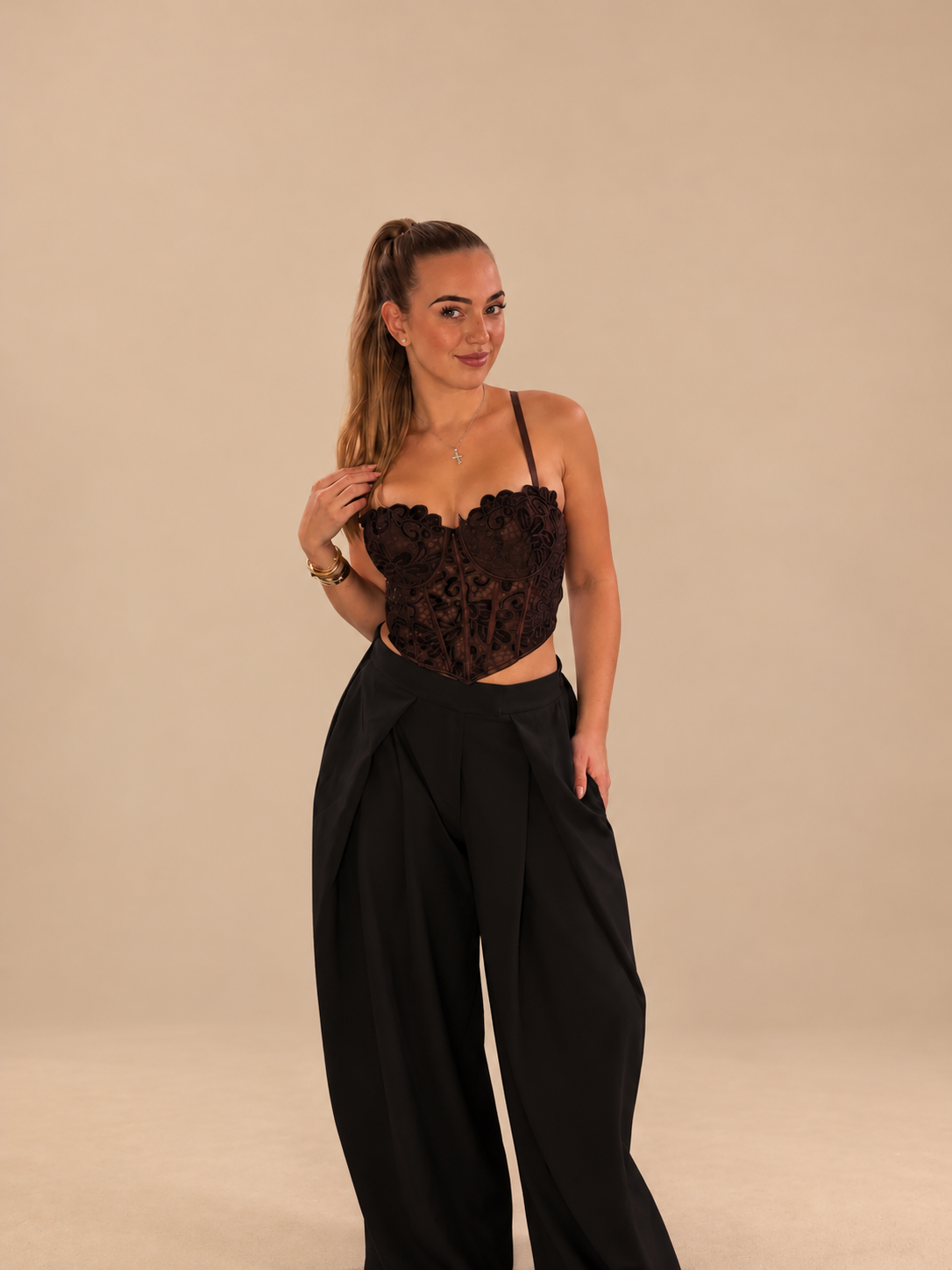 Chloe Broek -Zwart