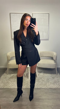 Dilla Playsuit Sparkle - Black