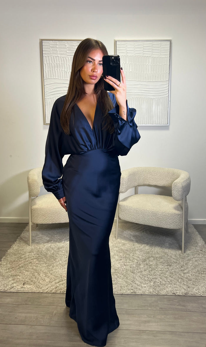 Nomi Dress - Dark Blue