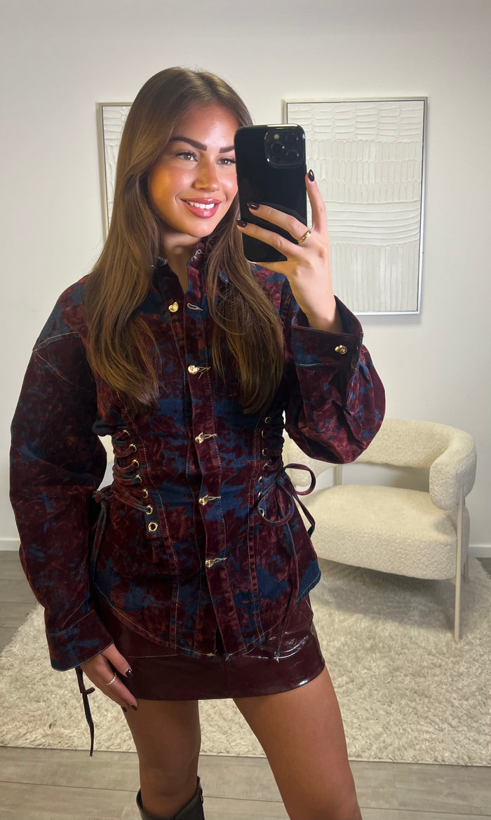 Gina Blouse - Checkerd