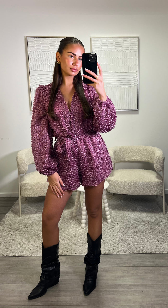 Lexy Playsuit - Pink