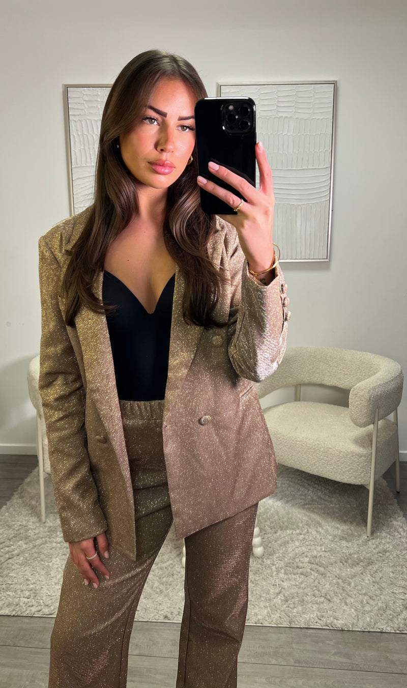 Myla Blazer - Gold