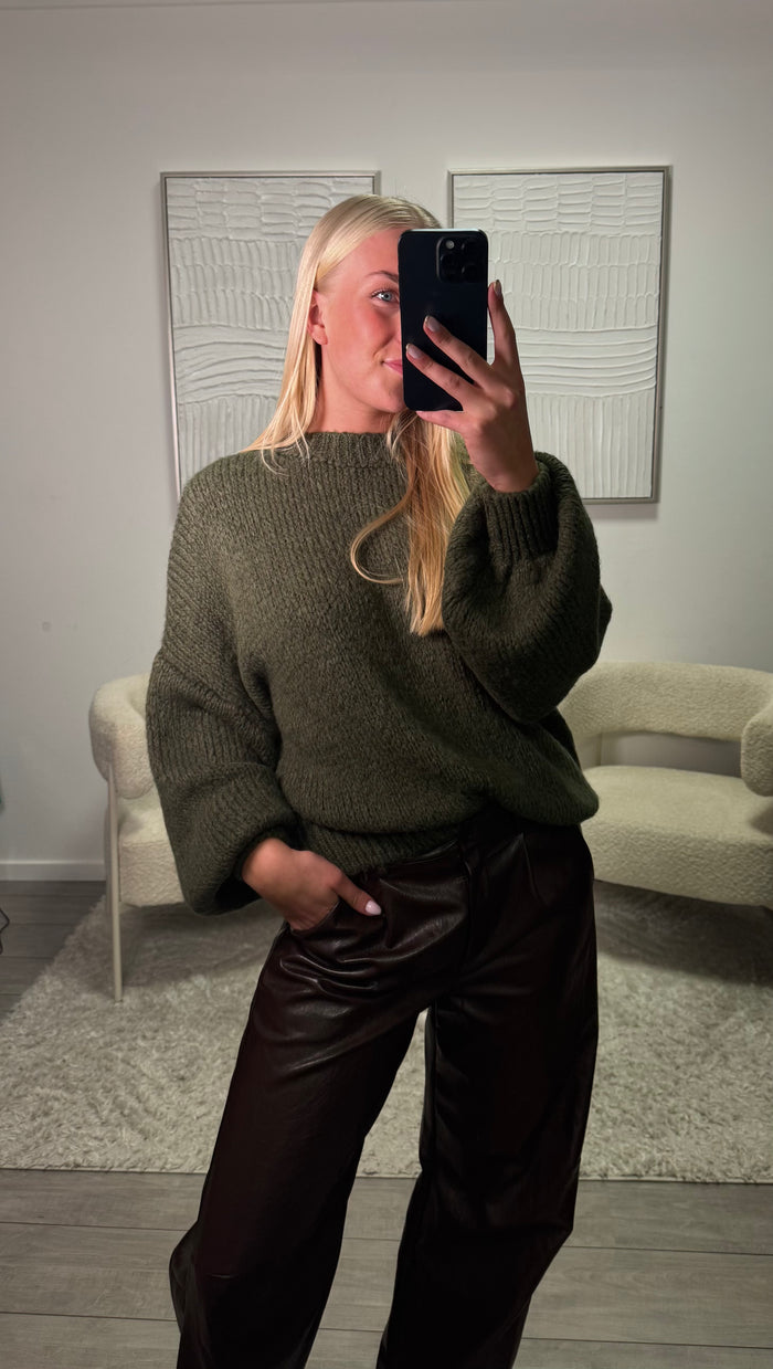 Lucilla Sweater - Army Green