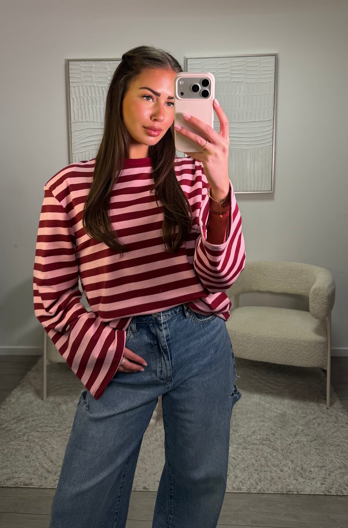 Zoë T-Shirt - Red Pink