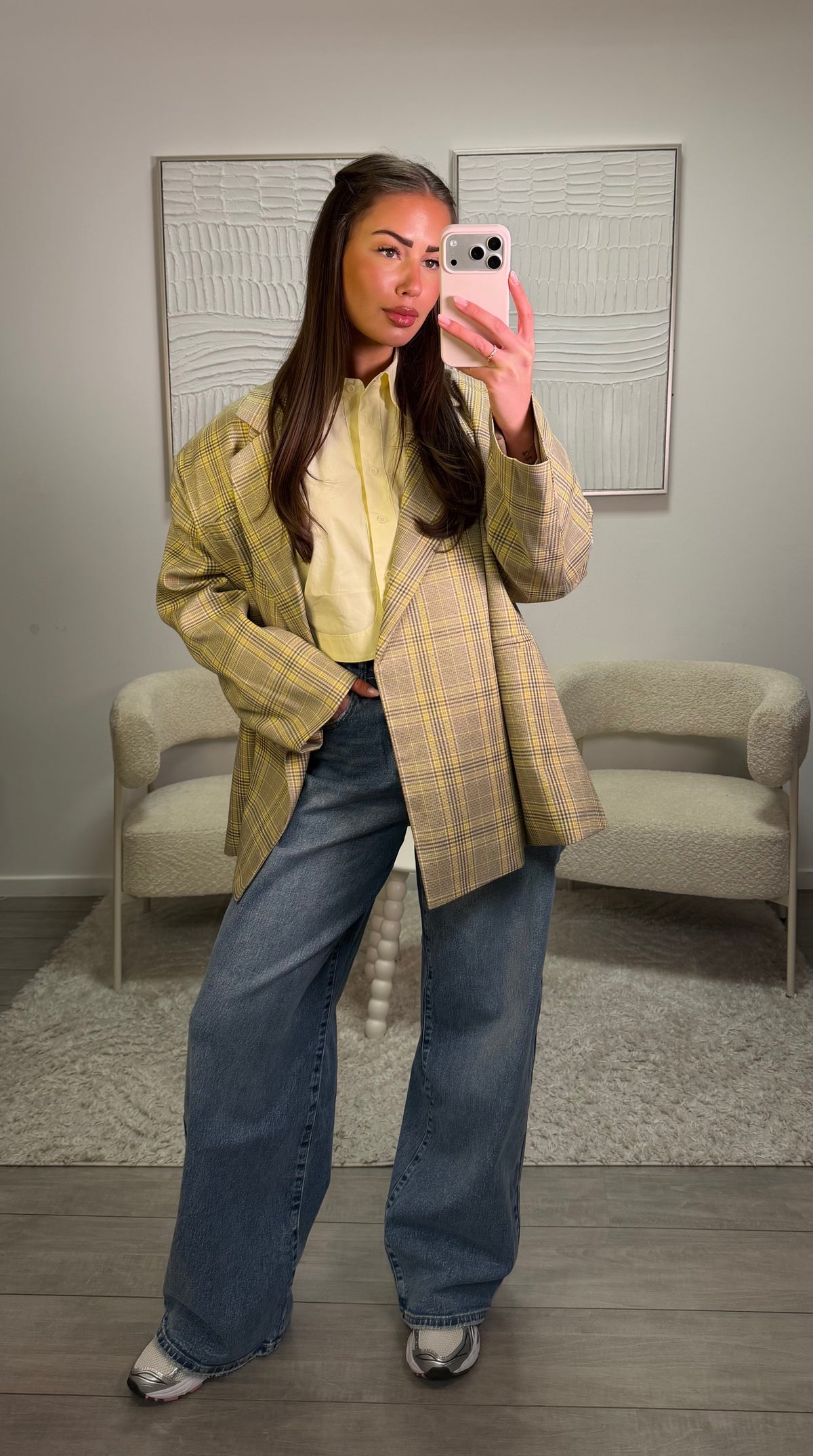 Axelle Blazer - Checkered