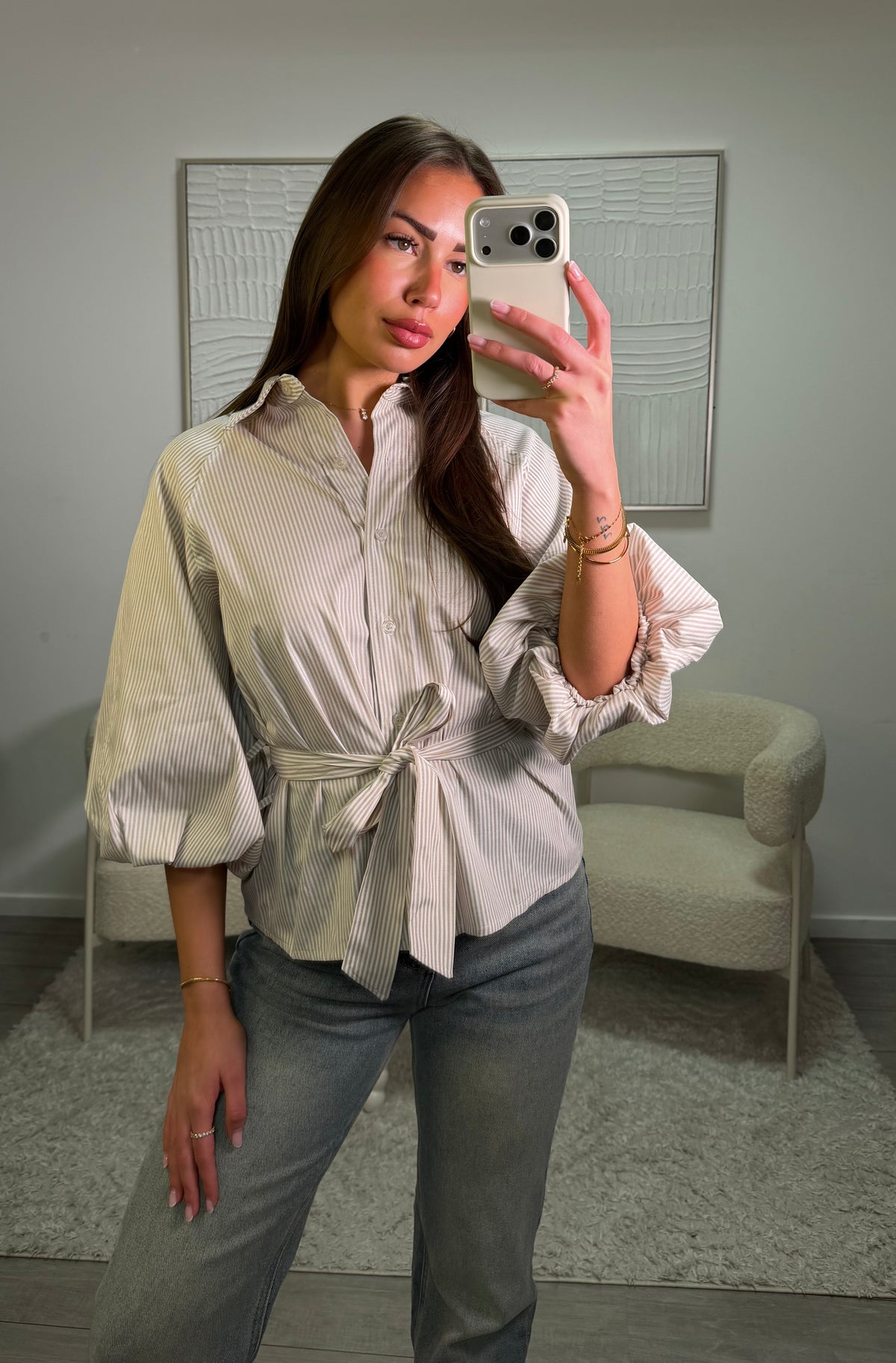 Yara Blouse - Beige