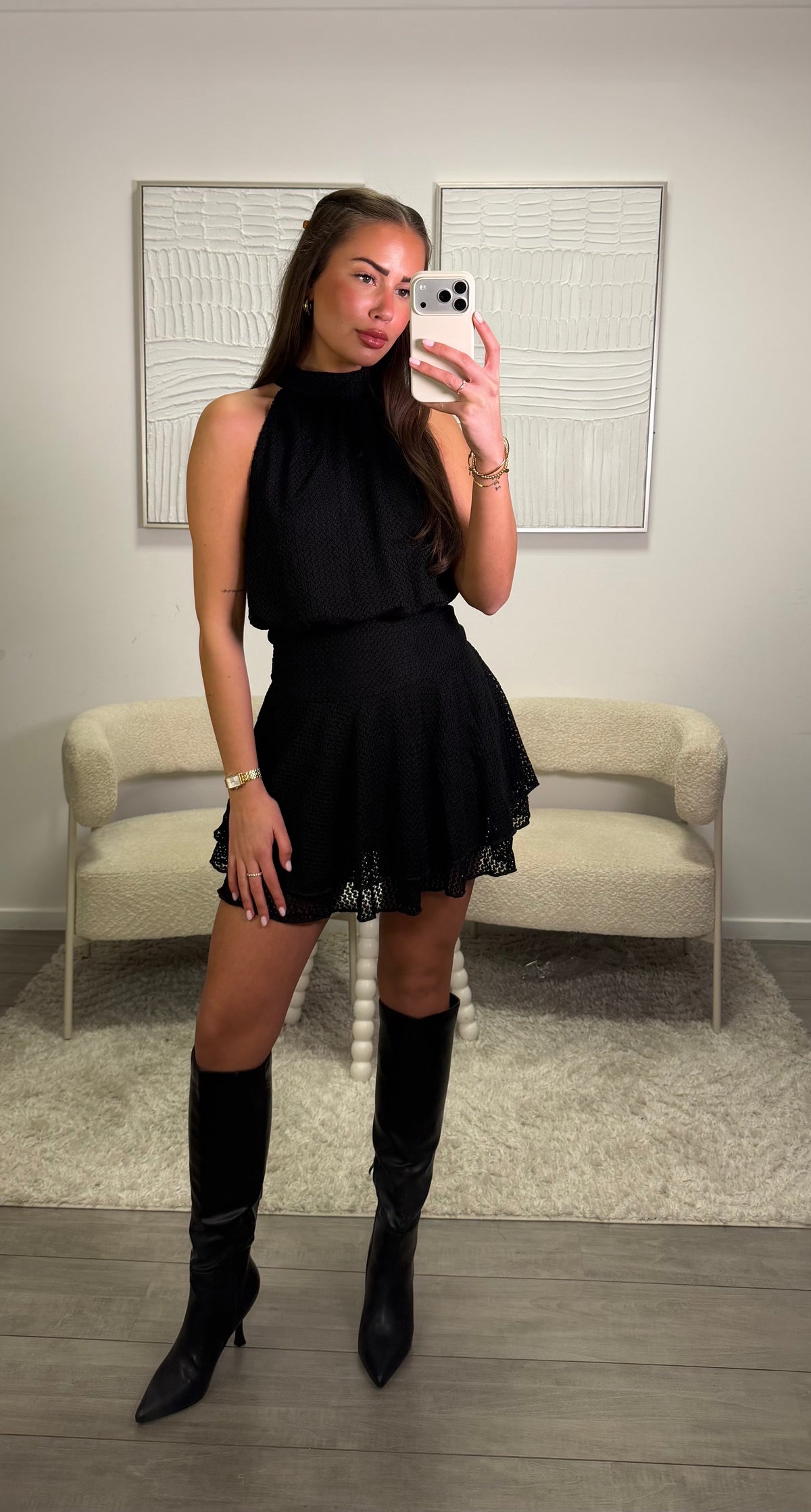 Sophia Dress - Zwart