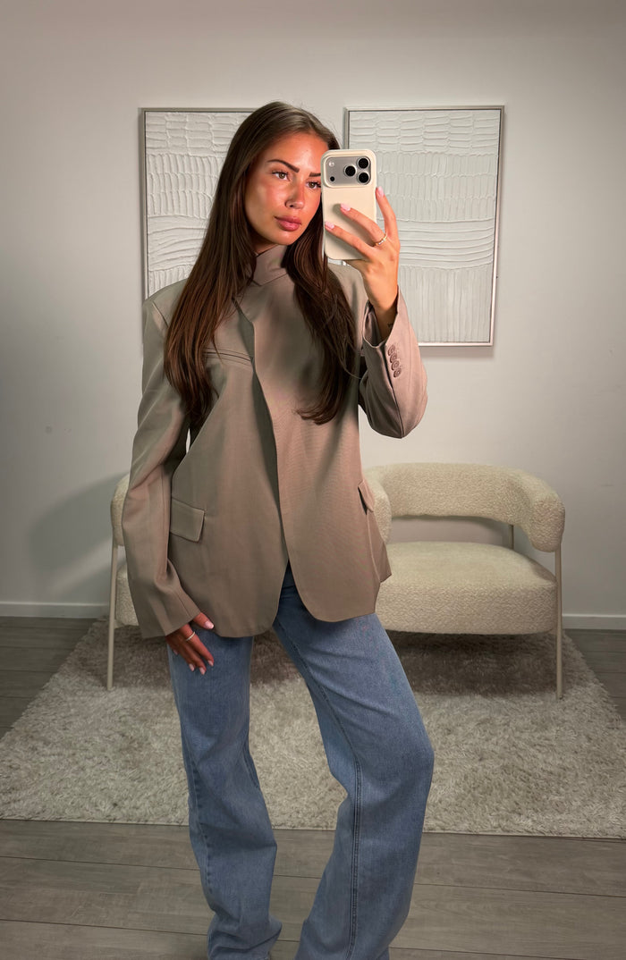 Carly Blazer - Taupe