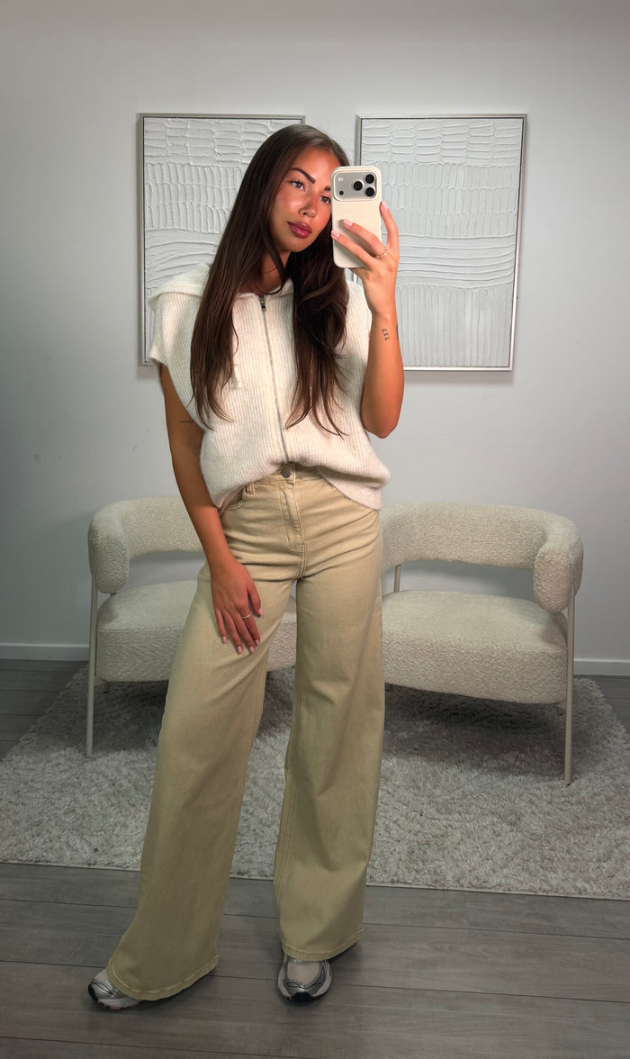 Tess Broek - Beige