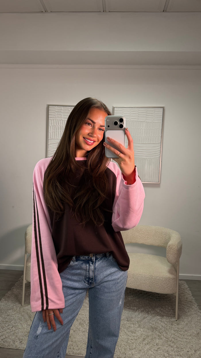 Feline Longsleeve - Bruin Roze