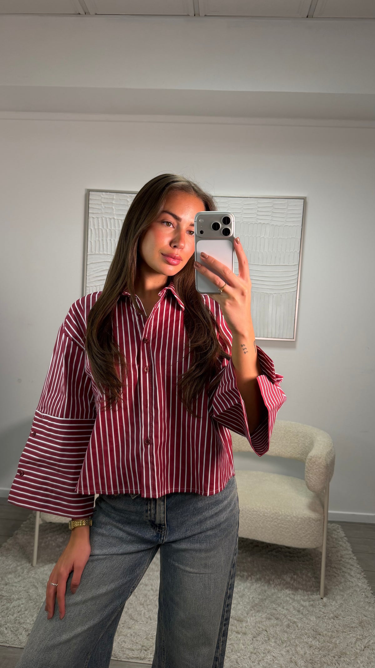 Jade Blouse - Bordeaux