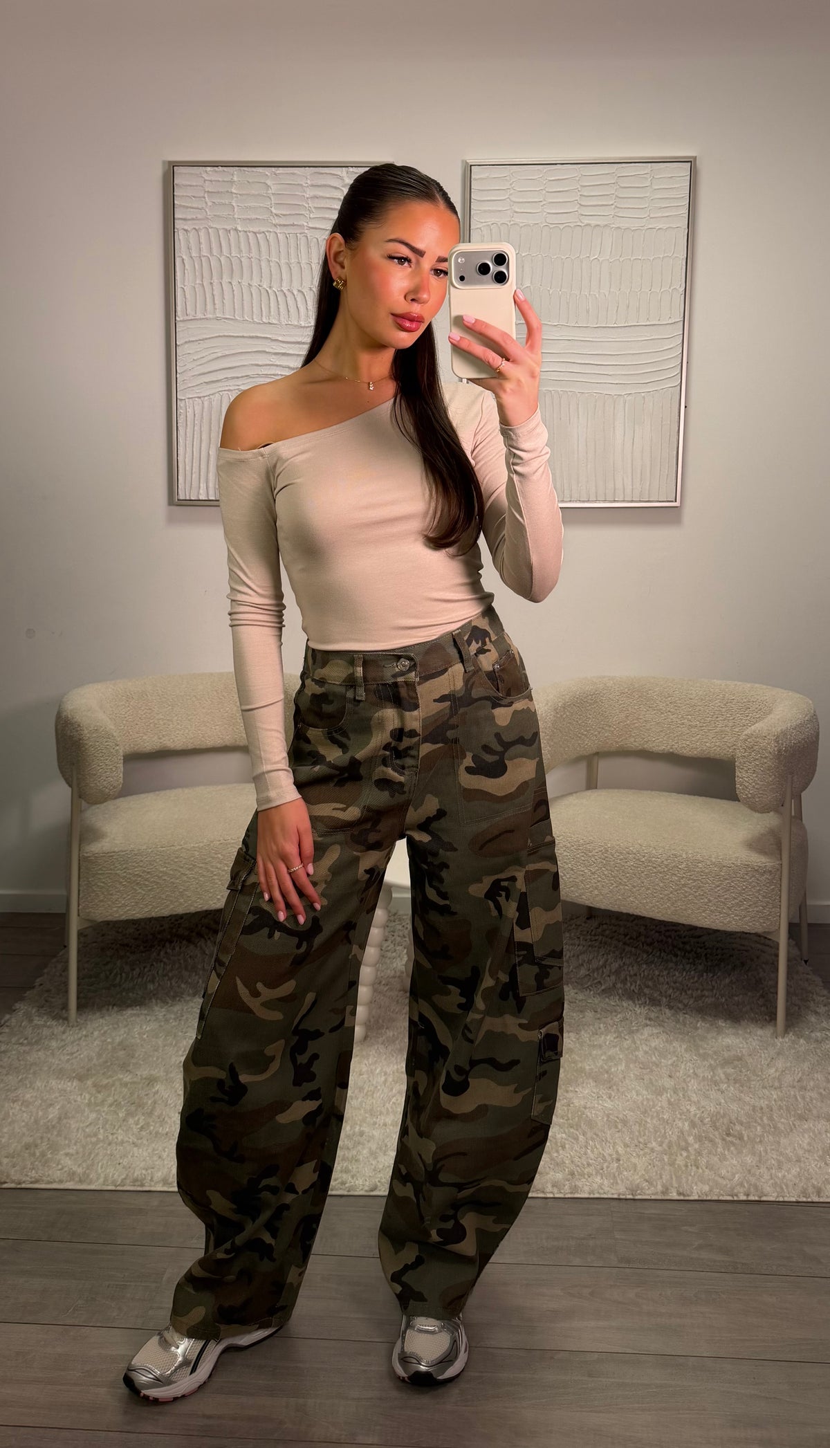 Camouflage Jeans - Groen