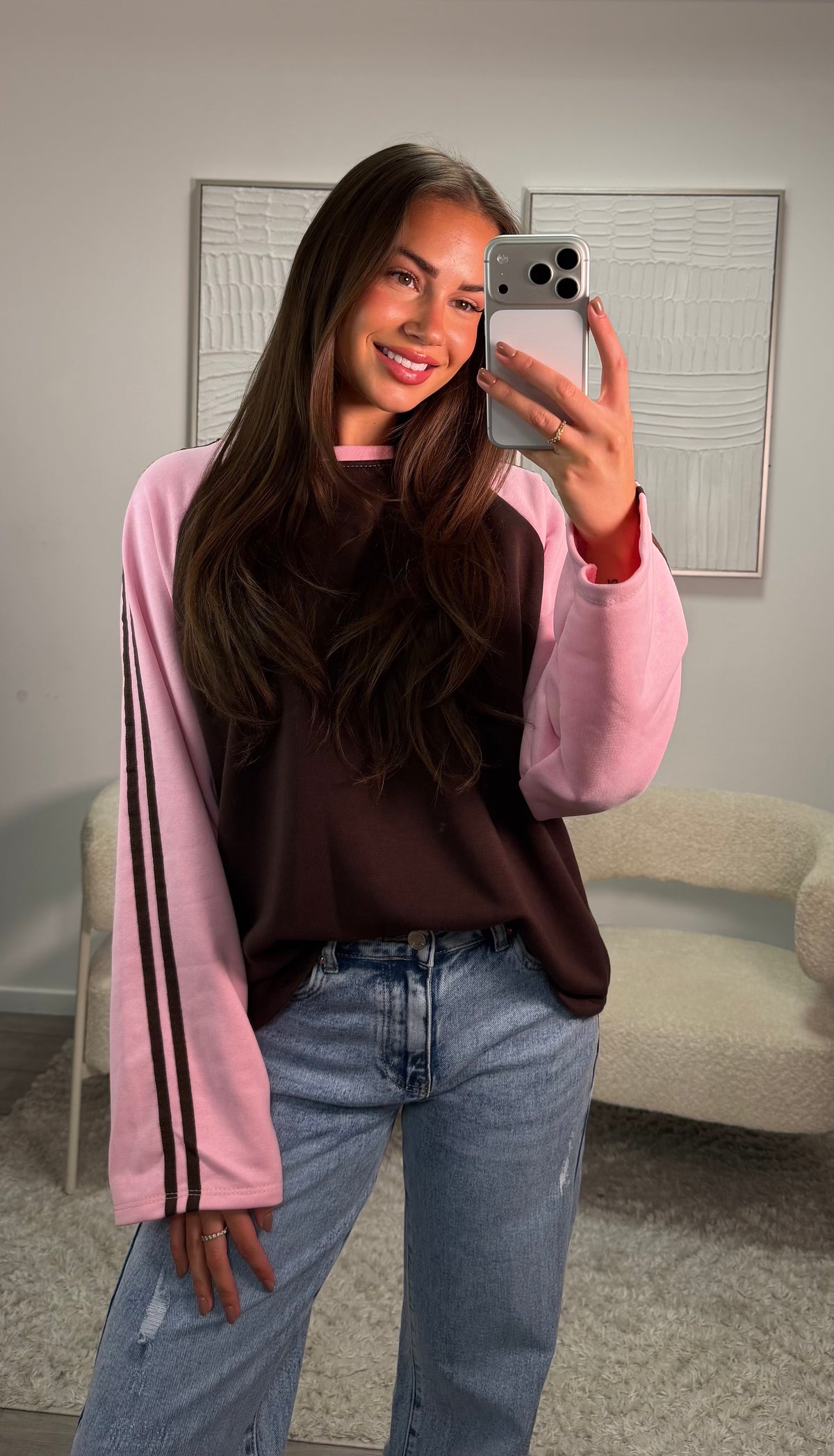 Feline Longsleeve - Roze