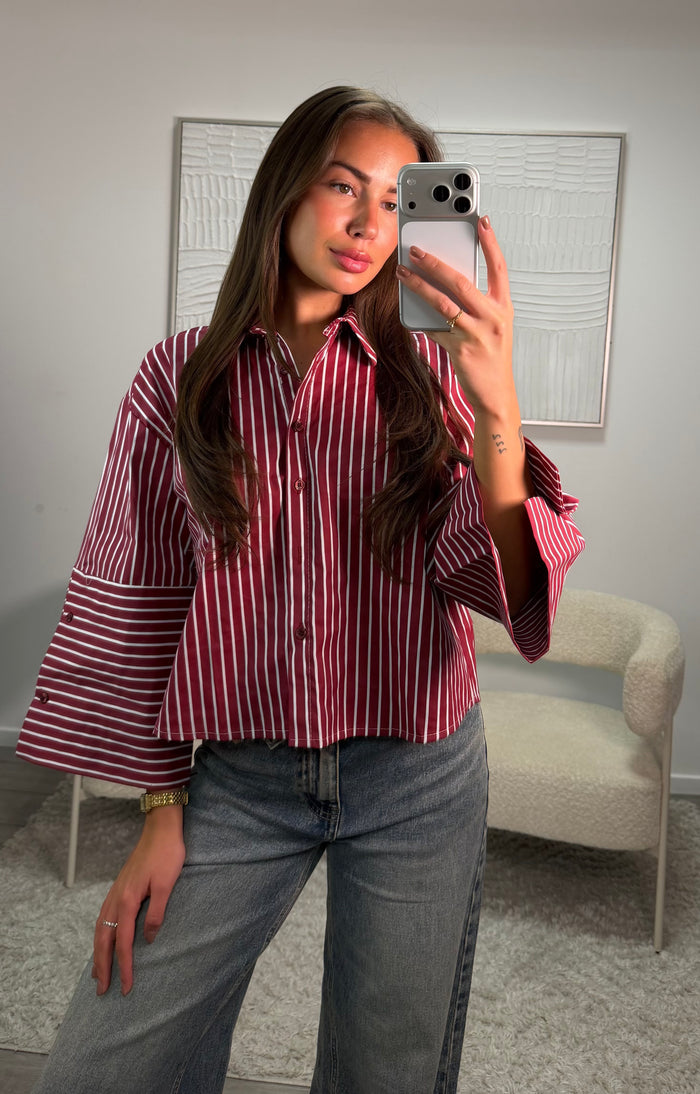 Jade Blouse - Bordeaux