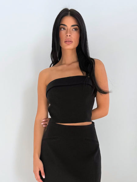 YVE TOP - BLACK