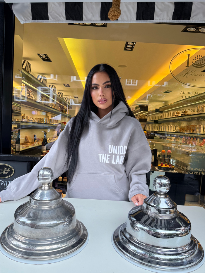 ELYANA HOODIE - PEBBLE