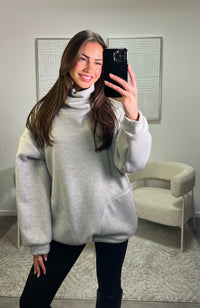 Fleece Sweater - Grijs