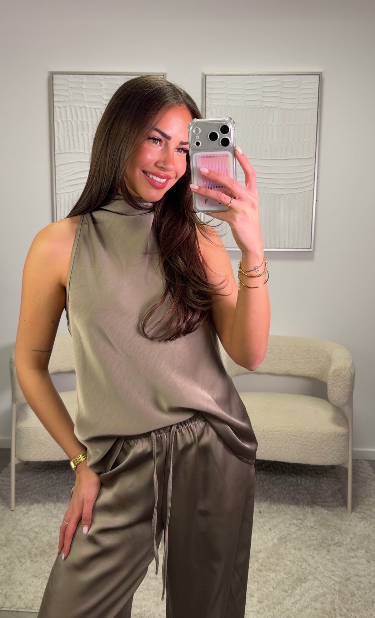 Colette Top - Taupe