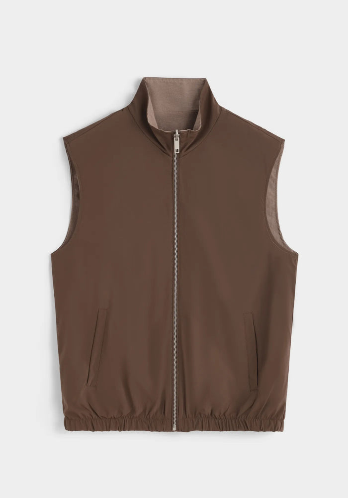 DID Reversible Bodywarmer - Brown/Taupe
