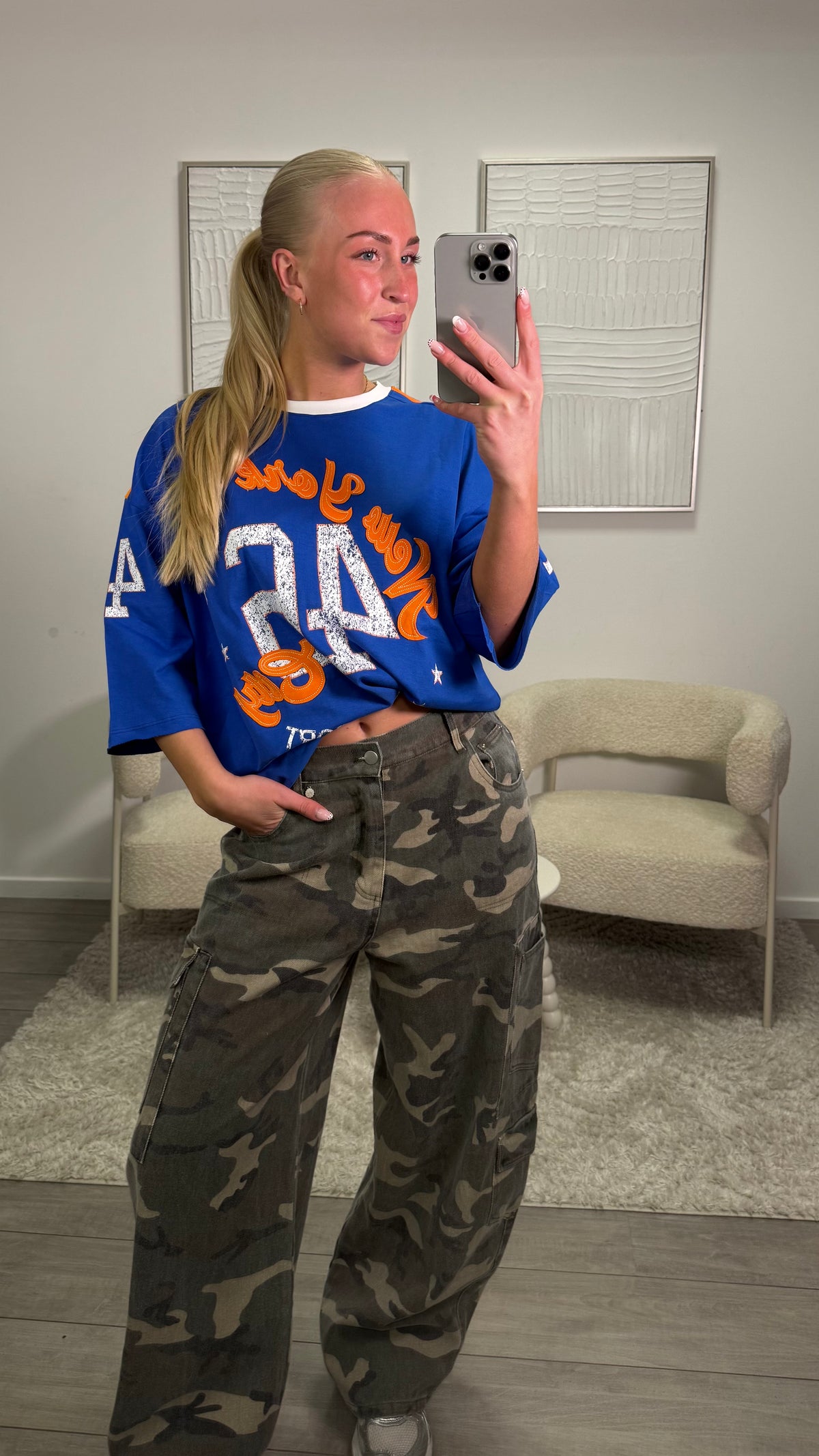 Lieke T-Shirt - Blauw